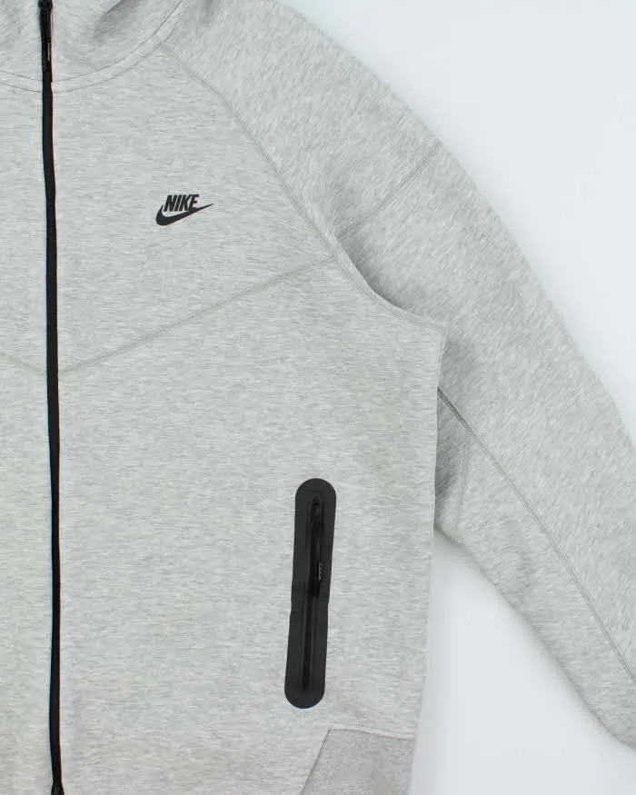 2024 Nike Tech Fleece Marl Grey Zip Up Hoodie - XXL sold by Rokit product image thumbnail 3