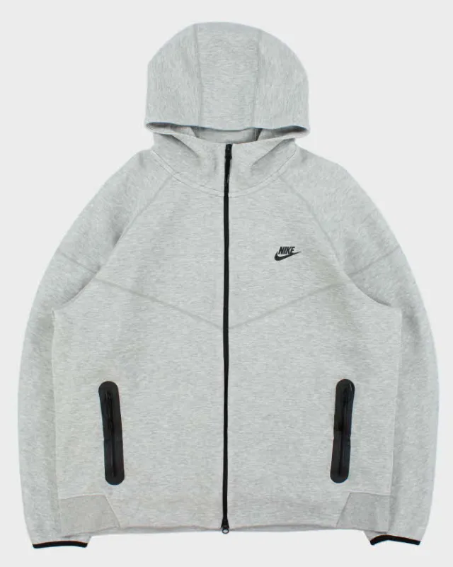 2024 Nike Tech Fleece Marl Grey Zip Up Hoodie - XXL sold by Rokit
