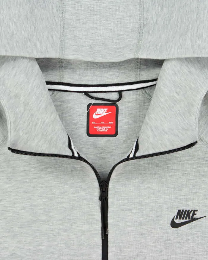 2024 Nike Tech Fleece Marl Grey Zip Up Hoodie - XXL sold by Rokit product image thumbnail 5