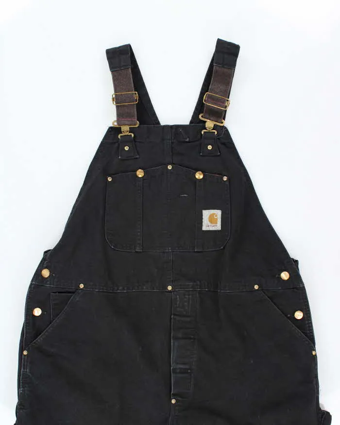 Vintage Y2K 00s Carhartt R06 Union Made In USA Heavyweight Firm Duck Bib Loose Fit Dungarees - XL sold by Rokit product image thumbnail 3
