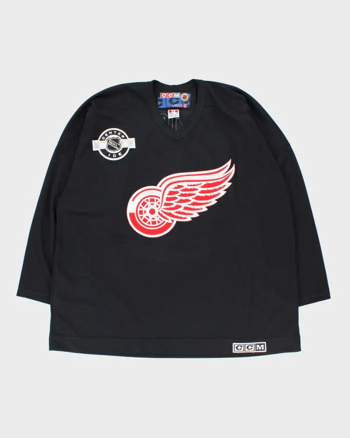 Vintage Y2K 00s CCM Detroit Red Wings 'The Joker' Center Ice NHL Air Knit Fan Jersey - XXL sold by Rokit