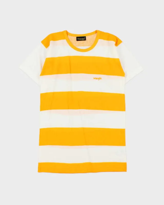Deadstock 1980s Wrangler Chunky Stripe T-shirt - S sold by Rokit
