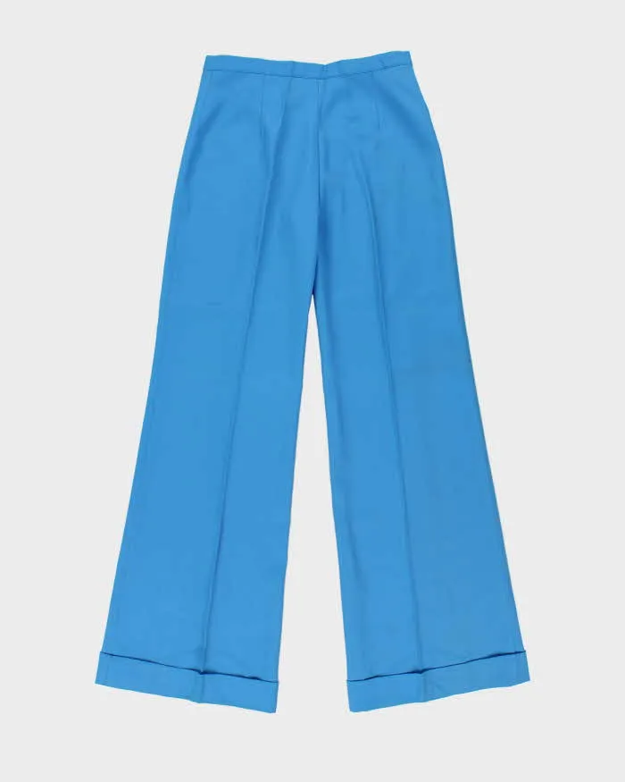 DSWT Vintage 1970s Di Lusso Premiere Italy Women's High Waisted Bell Bottom Flared Trousers - W28 L32 sold by Rokit product image thumbnail 2