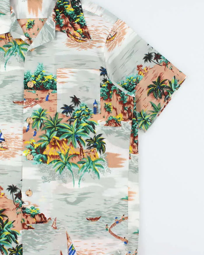 Vintage 1970s Royal Islander Dagger Clollared Short Sleeve Hawaiian Shirt - M sold by Rokit product image thumbnail 3