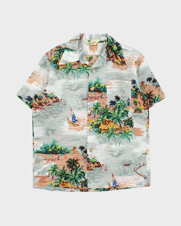 Vintage 1970s Royal Islander Dagger Clollared Short Sleeve Hawaiian Shirt - M sold by Rokit