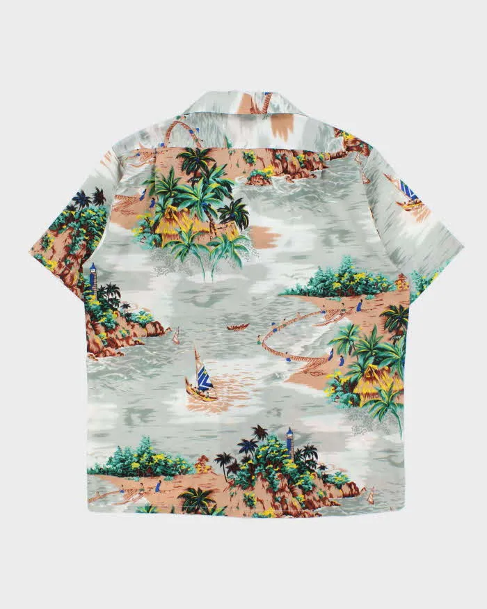 Vintage 1970s Royal Islander Dagger Clollared Short Sleeve Hawaiian Shirt - M sold by Rokit product image thumbnail 2