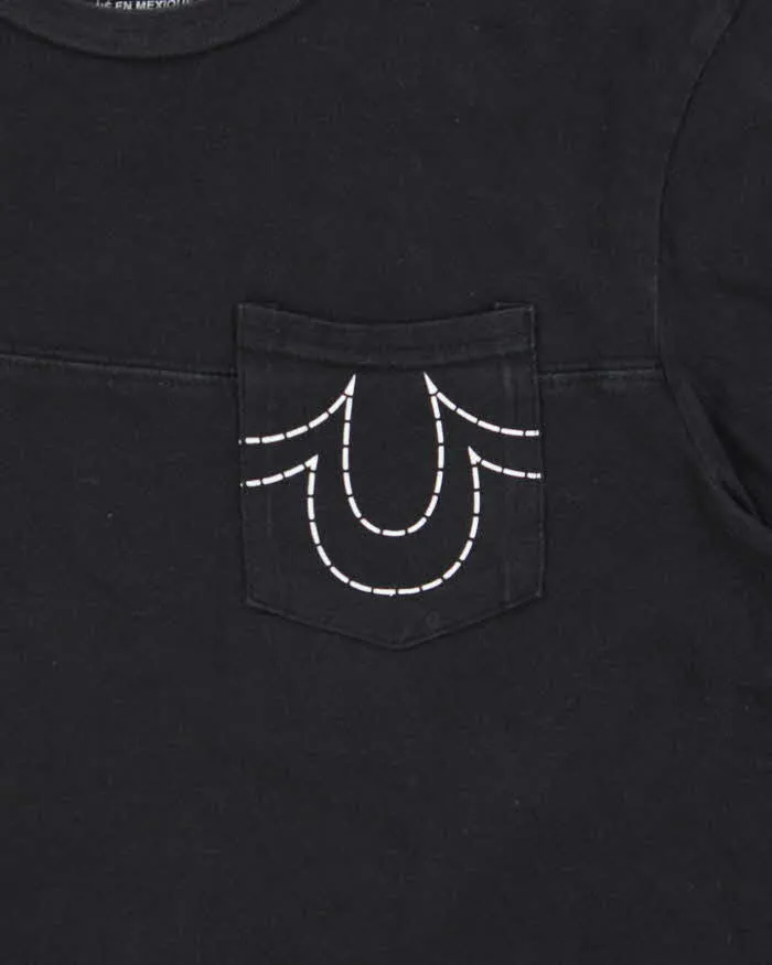 Vintage True Religion Overtime Crewneck Pocket T-Shirt - L sold by Rokit product image thumbnail 4