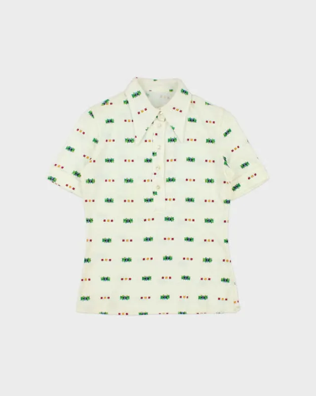 DSWT 1970s Premiere Polo Shirt - S made by Rokit