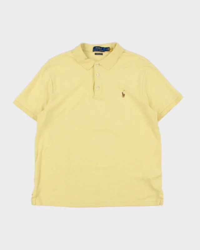 Vintage Polo Ralph Lauren Custom Slim Fit Short Sleeve Polo Shirt - L made by Ralph Lauren