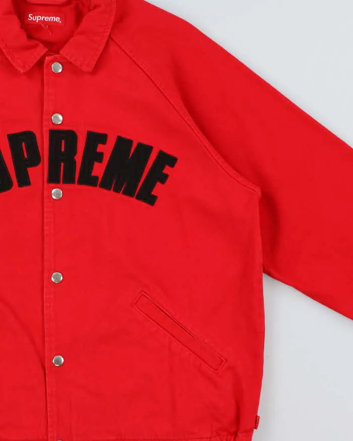 FW2018 Supreme Snap Front Twill Canvas Coach Jacket - L sold by Rokit product image thumbnail 3