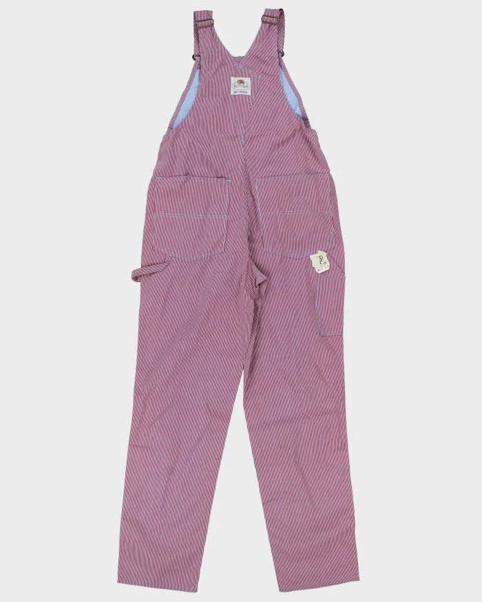 DSWT 1980s Fruit Of The Loom Pinstriped Dungarees - W34 L34 sold by Rokit product image thumbnail 2