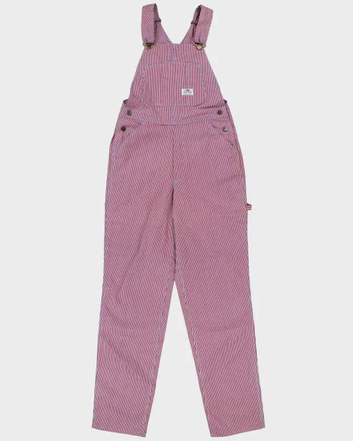 DSWT 1980s Fruit Of The Loom Pinstriped Dungarees - W31 L34 sold by Rokit