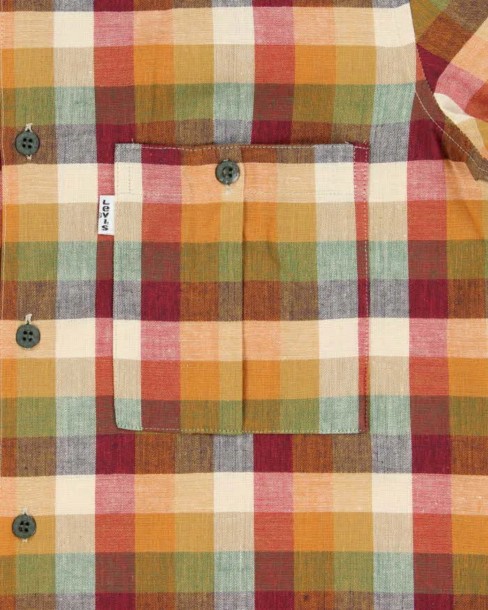 Deadstock 1980s Levi's White Tab Check Short Sleeve Shirt - M sold by Rokit product image thumbnail 4