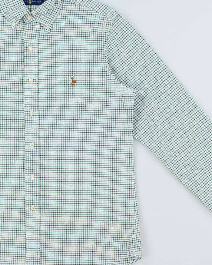 Vintage Ralph Lauren Tattersal Check Long Sleeve Shirt - S sold by Rokit product image thumbnail 3