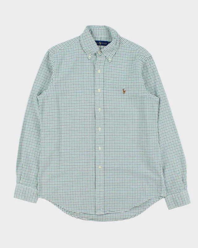 Vintage Ralph Lauren Tattersal Check Long Sleeve Shirt - S sold by Rokit