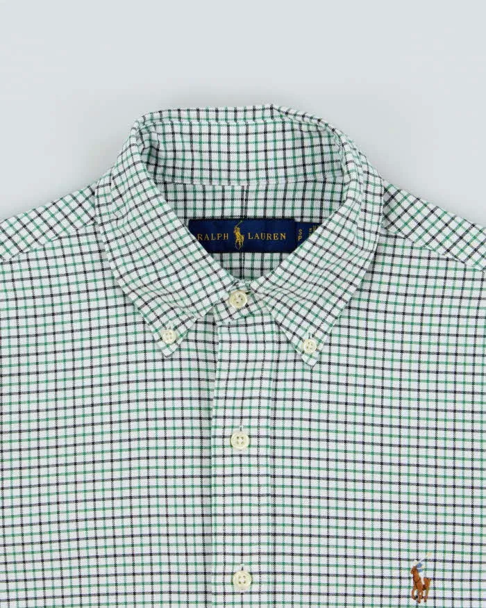 Vintage Ralph Lauren Tattersal Check Long Sleeve Shirt - S sold by Rokit product image thumbnail 5
