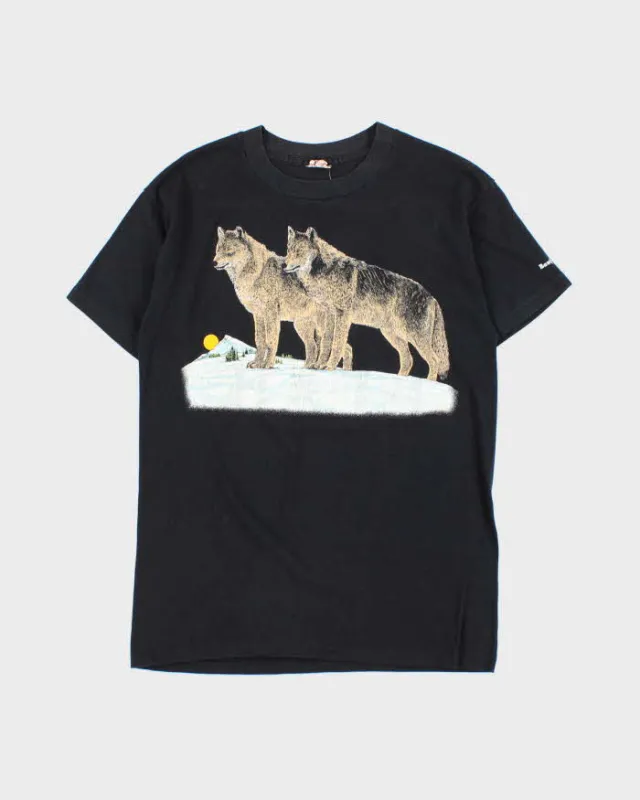 Vintage 1980s Harlequin Nature Banff Canada Single Stitch Crewneck T-Shirt - L sold by Rokit