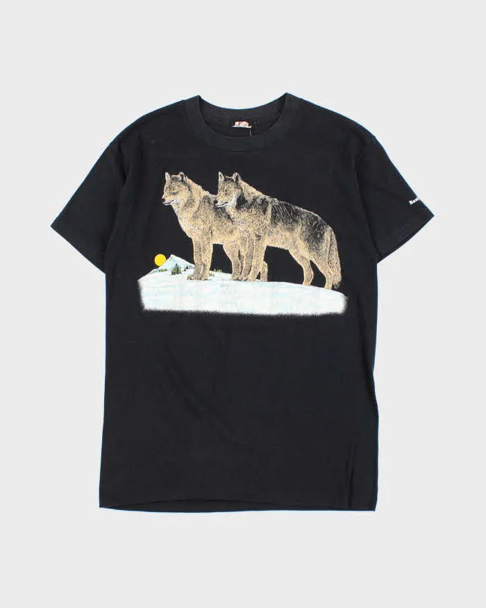 Vintage 1980s Harlequin Nature Banff Canada Single Stitch Crewneck T-Shirt - L sold by Rokit