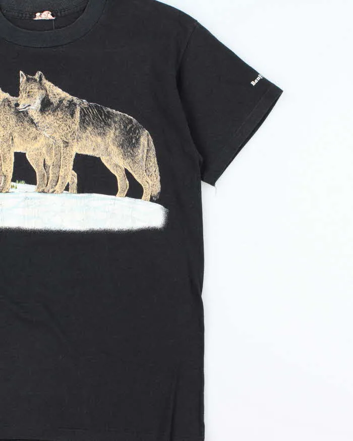 Vintage 1980s Harlequin Nature Banff Canada Single Stitch Crewneck T-Shirt - L sold by Rokit product image thumbnail 3