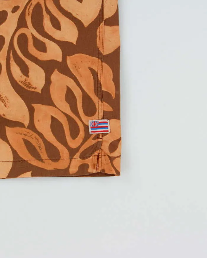 Vintage Quiksilver Floral Short Sleeve Shirt - L sold by Rokit product image thumbnail 4