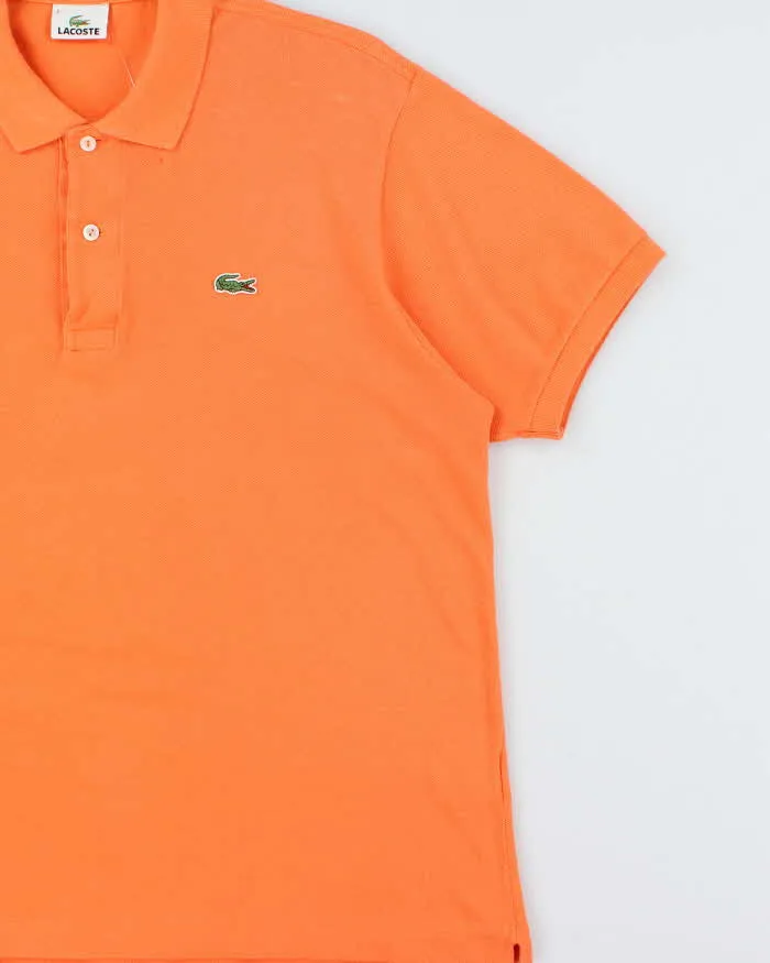 Vintage Y2K 00s Lacoste Apricot Short Sleeve Polo Shirt - L sold by Rokit product image thumbnail 3
