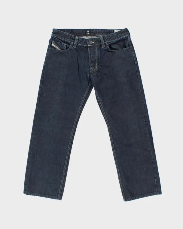 Vintage Diesel Larkee Low Rise Raw Indigo Straight Leg Denim Jeans - W34 L29 sold by Rokit