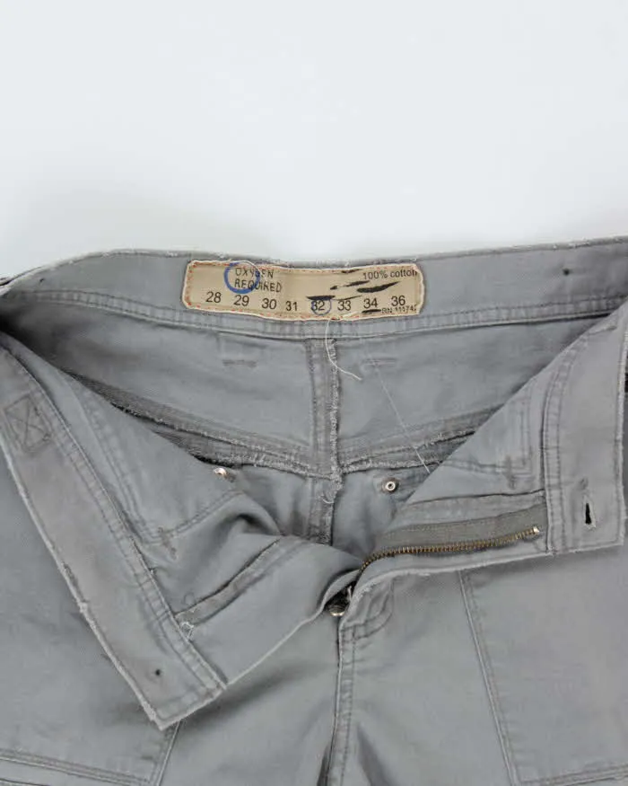 Vintage Y2K 00s Oxygen Required Wide Leg Cargo Trousers - W32 L32 sold by Rokit product image thumbnail 4