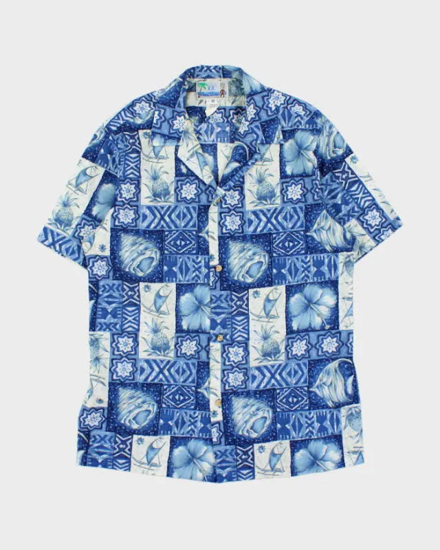 Vintage 1980s RJC Made In USA Hawaiian Shirt - M sold by Rokit