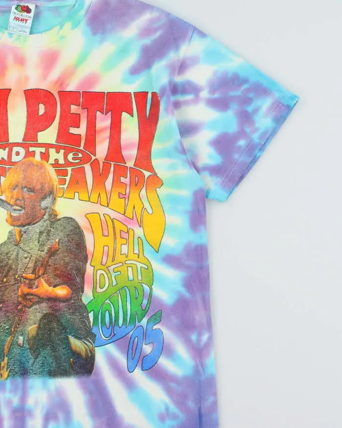 Vintage 2005 Tom Petty & The Heartbreakers Souled Out USA Tour Tie-Dye Heavyweight Crewneck T-Shirt - L sold by Rokit product image thumbnail 3