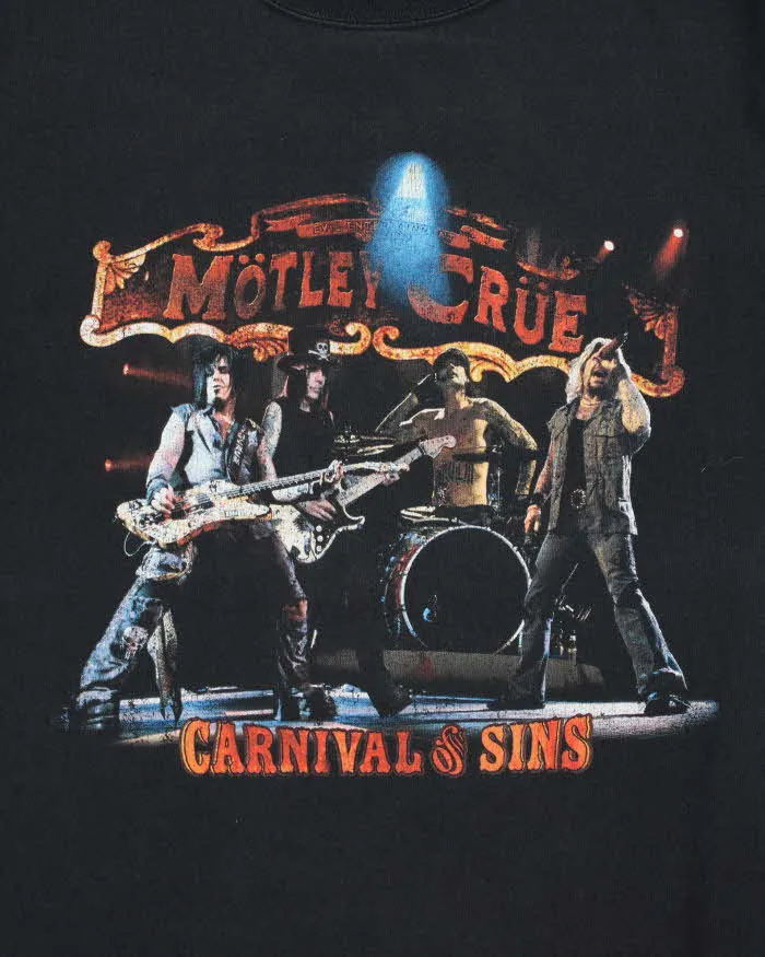 Vintage 2006 Motley Crew Carnival Of Sins Tour Anvil Crewneck T-Shirt - S sold by Rokit product image thumbnail 4
