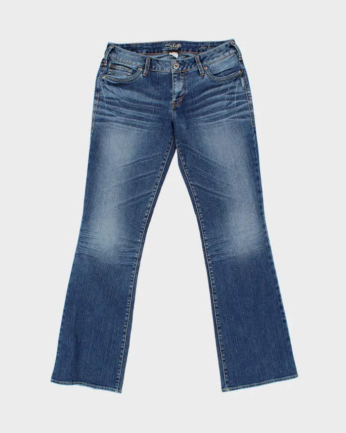 Vintage Y2k 00s Silver Bootcut Jeans - W32 L33 sold by Rokit