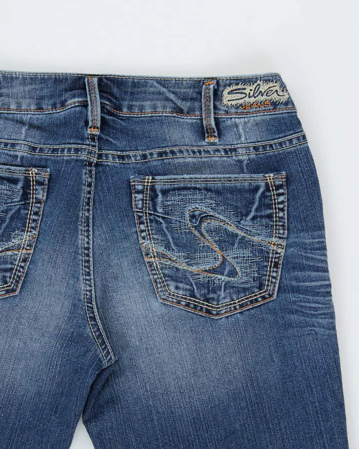 Vintage Y2k 00s Silver Bootcut Jeans - W32 L33 sold by Rokit product image thumbnail 4