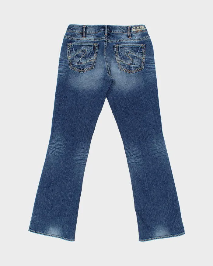 Vintage Y2k 00s Silver Bootcut Jeans - W32 L33 sold by Rokit product image thumbnail 2