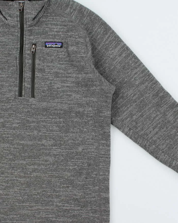 Vintage Patagonia Marl Grey 'Better Sweater' Quarter-Zip Fleece - M sold by Rokit product image thumbnail 3