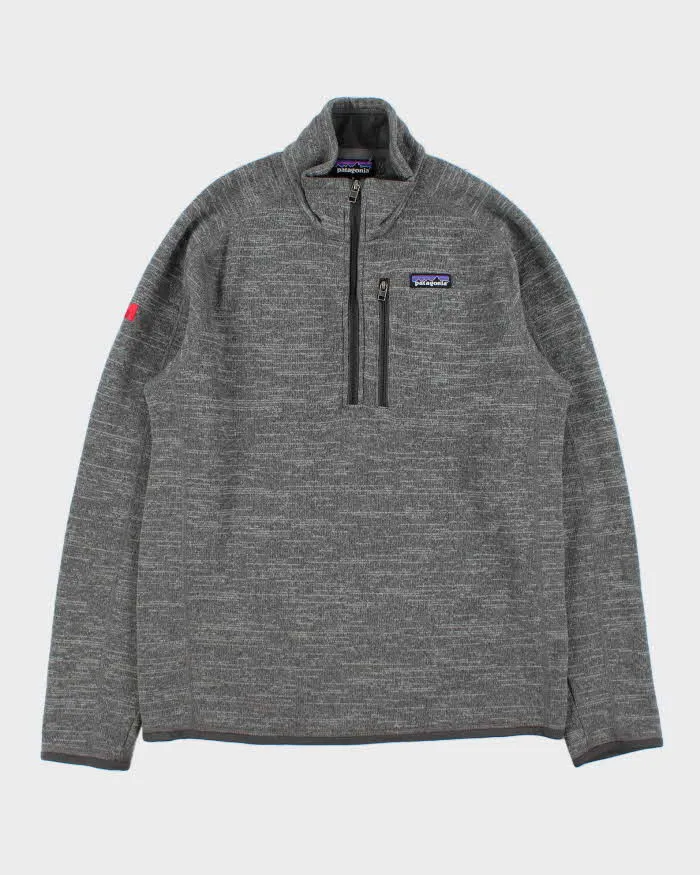 Vintage Patagonia Marl Grey 'Better Sweater' Quarter-Zip Fleece - M sold by Rokit