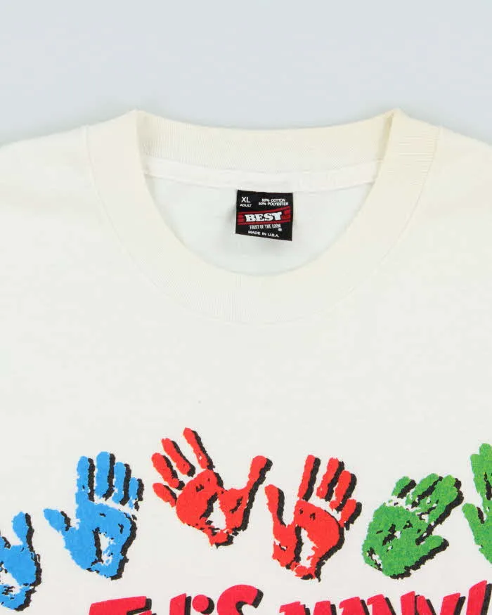 Vintage 1994 Lady Love Gifts Graphic Single Stitch Crewneck T-shirt - XL sold by Rokit product image thumbnail 5