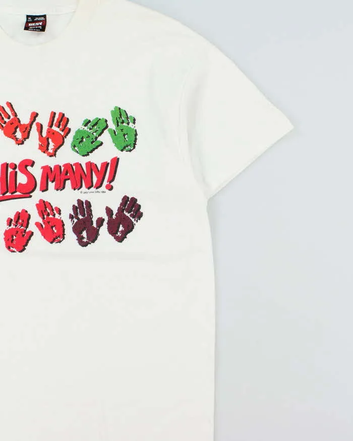 Vintage 1994 Lady Love Gifts Graphic Single Stitch Crewneck T-shirt - XL sold by Rokit product image thumbnail 3