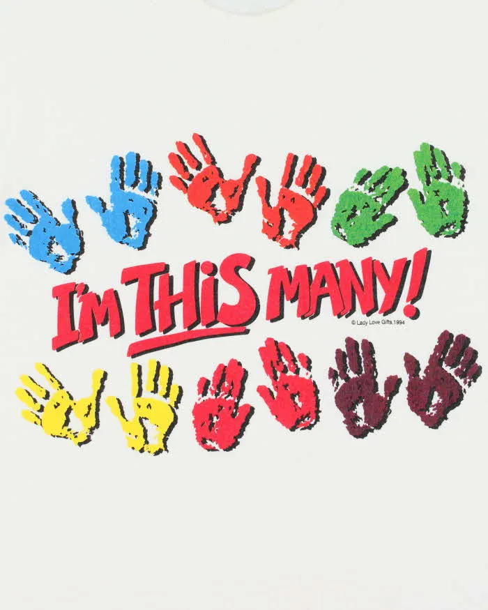 Vintage 1994 Lady Love Gifts Graphic Single Stitch Crewneck T-shirt - XL sold by Rokit product image thumbnail 4