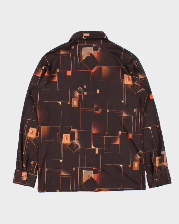 Vintage 1970s Pierre Gerard By Mr Jeff Patterned Long Sleeve Shirt - M sold by Rokit product image thumbnail 2