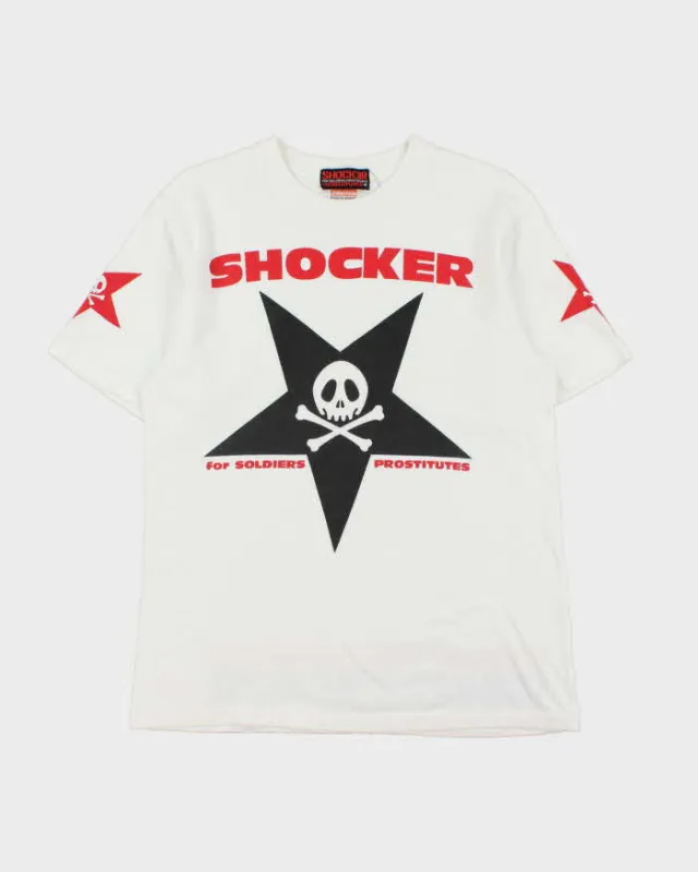 Vintage 1990s HorrorPunks Shocker Heavyweight United Ath. Crewneck T-Shirt - M made by Rokit
