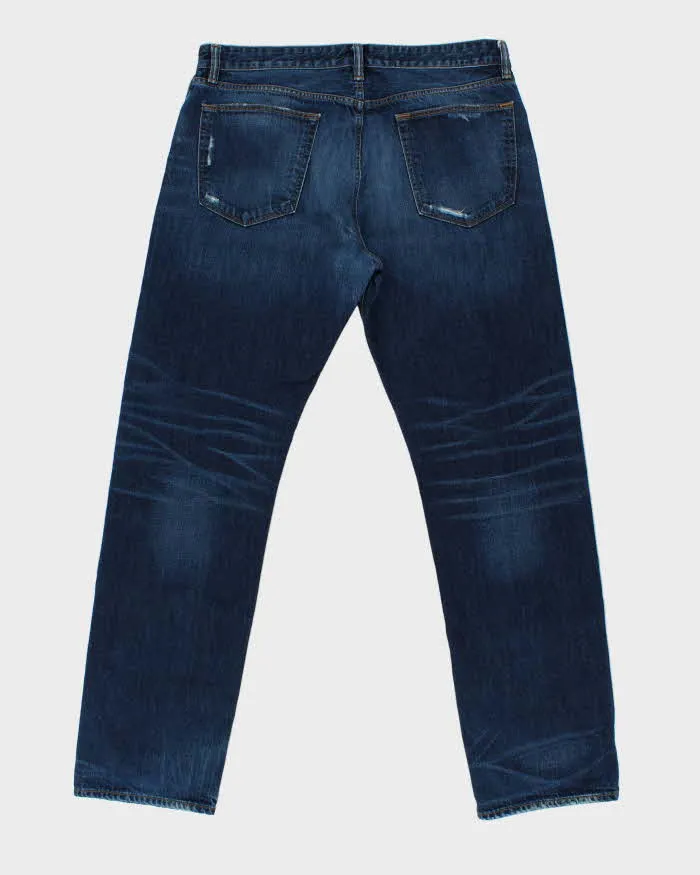 Banana Republic White Oak Selvedge Cone Denim Made In USA Straight Fit Jeans - W37 L34 sold by Rokit product image thumbnail 2