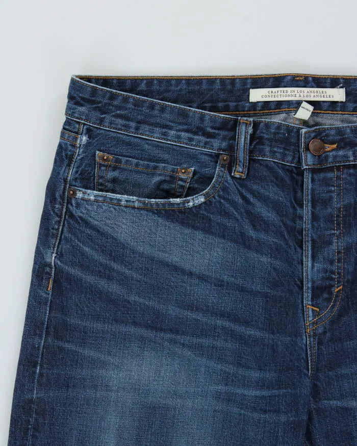Banana Republic White Oak Selvedge Cone Denim Made In USA Straight Fit Jeans - W37 L34 sold by Rokit product image thumbnail 3