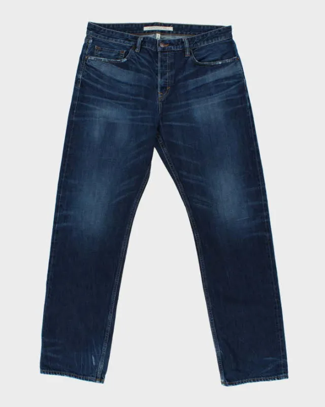 Banana Republic White Oak Selvedge Cone Denim Made In USA Straight Fit Jeans - W37 L34 made by Banana Republic