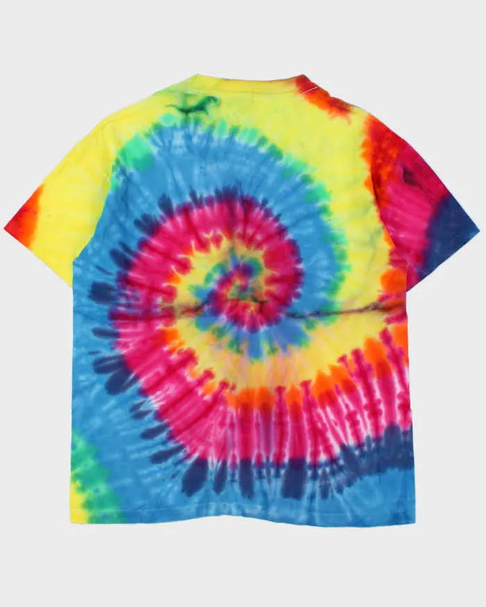Vintage 1990s Anvil Made In USA Heavyweight Single Stitch Tie-Dye Crewneck T-Shirt - XL sold by Rokit product image thumbnail 2