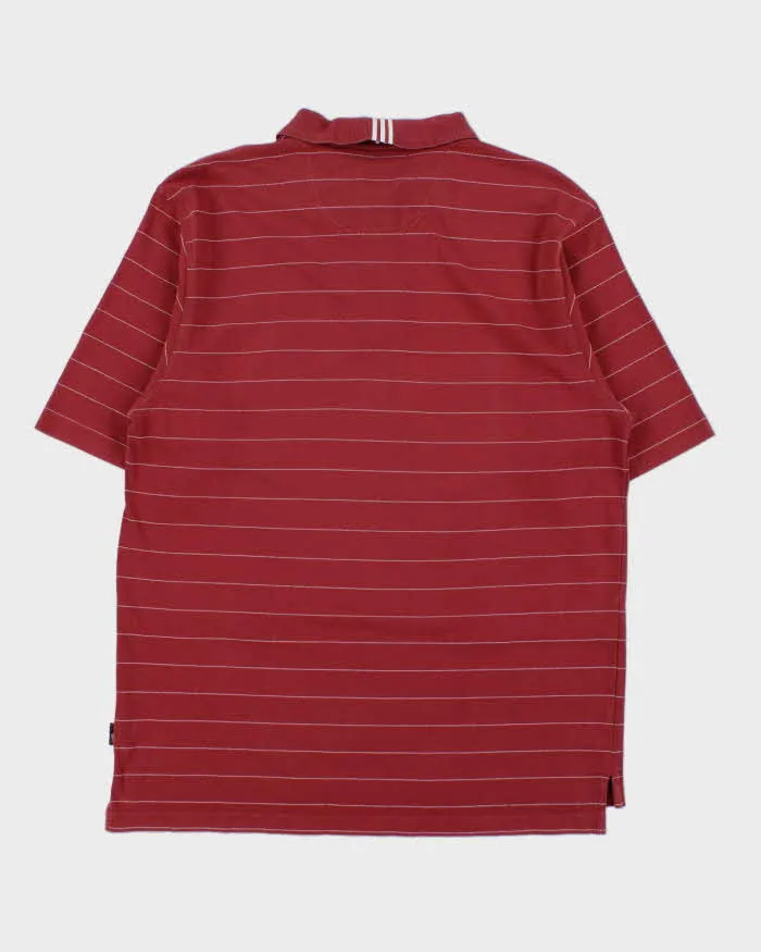 Vintage Y2K 00s Adidas ClimaLite Striped Embroidered Short Sleeve Polo Shirt - XL sold by Rokit product image thumbnail 2
