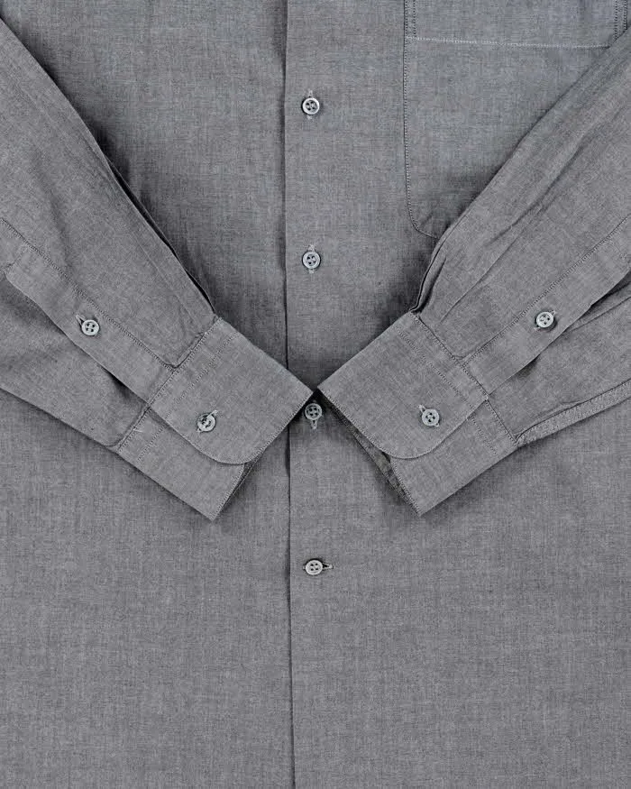 Vintage 1990s Giorgio Armani Le Collezioni Chambray Long Sleeve Shirt - L sold by Rokit product image thumbnail 4