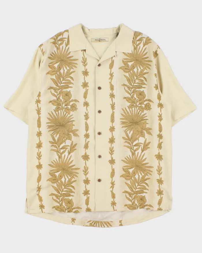 Vintage Y2K 00s Tommy Bahama Silk Floral Short Sleeve Hawaiian Shirt - L sold by Rokit