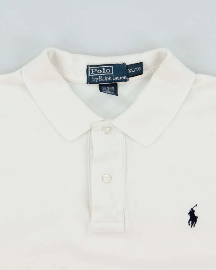 Vintage Y2K 00s Polo Ralph Lauren Classic Short Sleeve Polo Shirt - XL sold by Rokit product image thumbnail 5