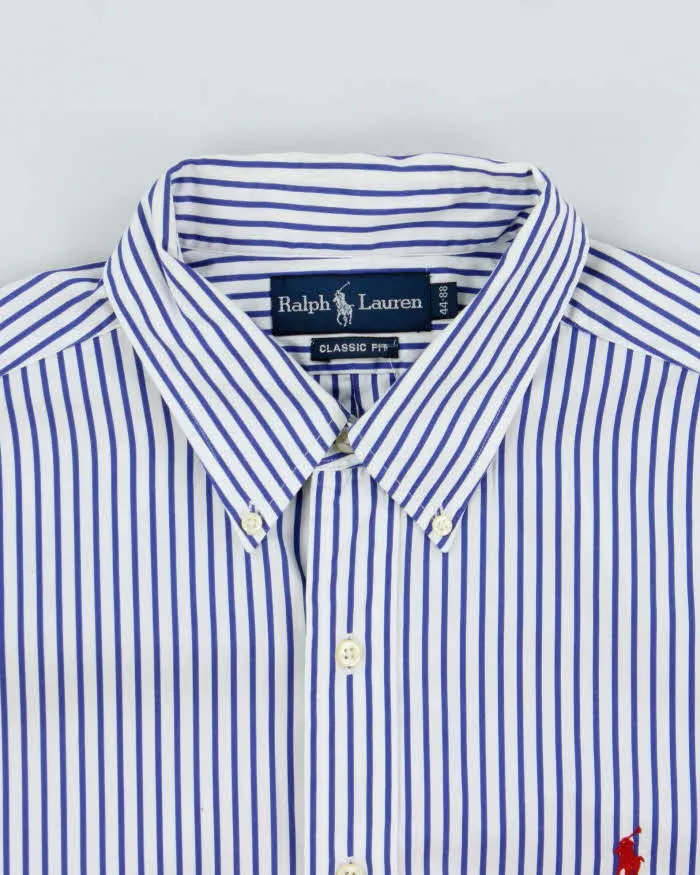 Vintage Y2K 00s Ralph Lauren Classic Fit Striped Long Sleeve Shirt - XXL sold by Rokit product image thumbnail 5