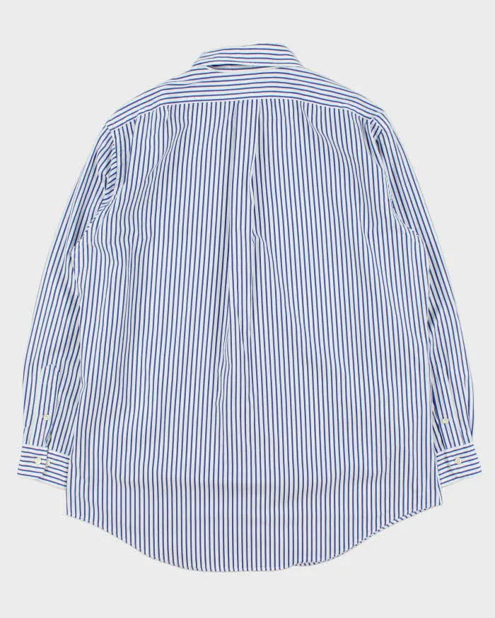 Vintage Y2K 00s Ralph Lauren Classic Fit Striped Long Sleeve Shirt - XXL sold by Rokit product image thumbnail 2